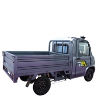 Mini camionnette électrique à 4 roues, petit camion de transport électrique à forte capacité de chargement pour la distribution urbaine et le marché agricole