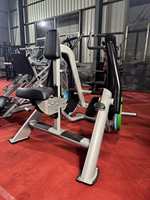 Máquina de remo comercial para entrenamiento de fuerza, con placas de 3 mm de grosor, entrenamiento con carga, Iso-lateral Premium