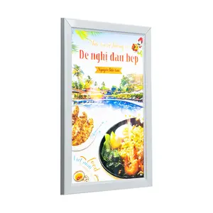 Led snap frame light box montaggio a parete menu board per 27x40 led movie poster light in the box