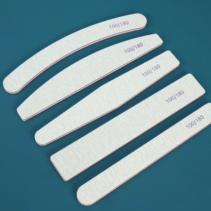 DIY Wholesale Manicure Tools Colorful Double Sided Emery Boards Small 9cm Mini Nail File