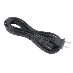 Cordon d'alimentation universel pour moniteur d'ordinateur, câble d'alimentation C7 pour moniteur, PC, ordinateur de bureau, imprimante, scanner, 18 AWG NEMA 1-15P à IEC7