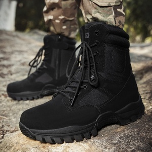 Chaussures de randonnée montantes pour hommes, grande taille, en tissu Oxford, pour le travail tactique et l'extérieur, vente en gros d'usine transfrontalière, Zapatillas - Product Image 4
