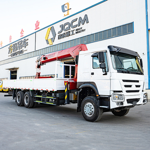 شاحنة ذراع تلسكوبية متعددة الاستخدامات طراز SINOTRUK HOWO 6X4 12 طن 14 طن رافعة محمولة للشاحنات لمشاريع البناء - Product Image 1