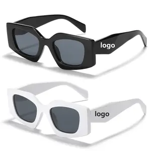 ChengR Retro Fashion Polygon Sun Glasses