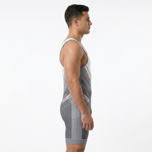 Combinaison de lutte personnalisée pour homme, impression par sublimation, coupe ajustée, compression, séchage rapide, spandex, polyester, vêtements de sport - Product Image 6