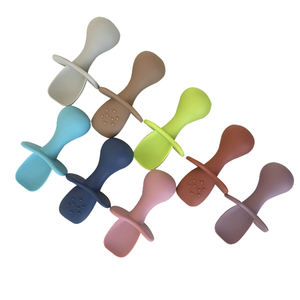 Cuillères en silicone anti-étouffement pour bébés Premiers ustensiles pour sevrage dirigé par le bébé de 0 à 12 mois Essentiels de repas pour enfants - Product Image 6