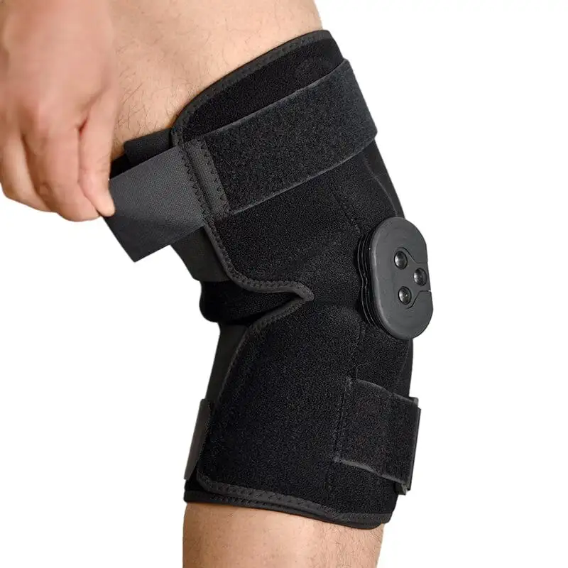 Ligament Knie Ondersteuning B Verstelbare Orthopedische Breuk Post Op Knie Stabilizer Brace Rom Scharnierende Knie Brace