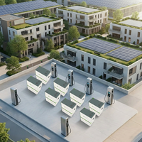 Plateforme Énergétique Hybride Tout-en-un JApower 20kW 60kWh avec Batterie Solaire au Lithium et Onduleur Deye pour Recharge de Véhicules Électriques et Grands Bâtiments