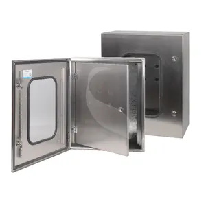 IP65/66/67 NEMAwall Mounting Outdoor Use IP66 SS304 SS316 Stainless Steel Electrical Enclosure Indoor Metal