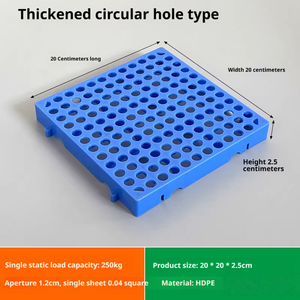 Paletas de Plástico Encajables para Almacenamiento en Frío, Rejilla Antihumedad para Piso, Adecuadas para Fábricas y Talleres - Product Image 2