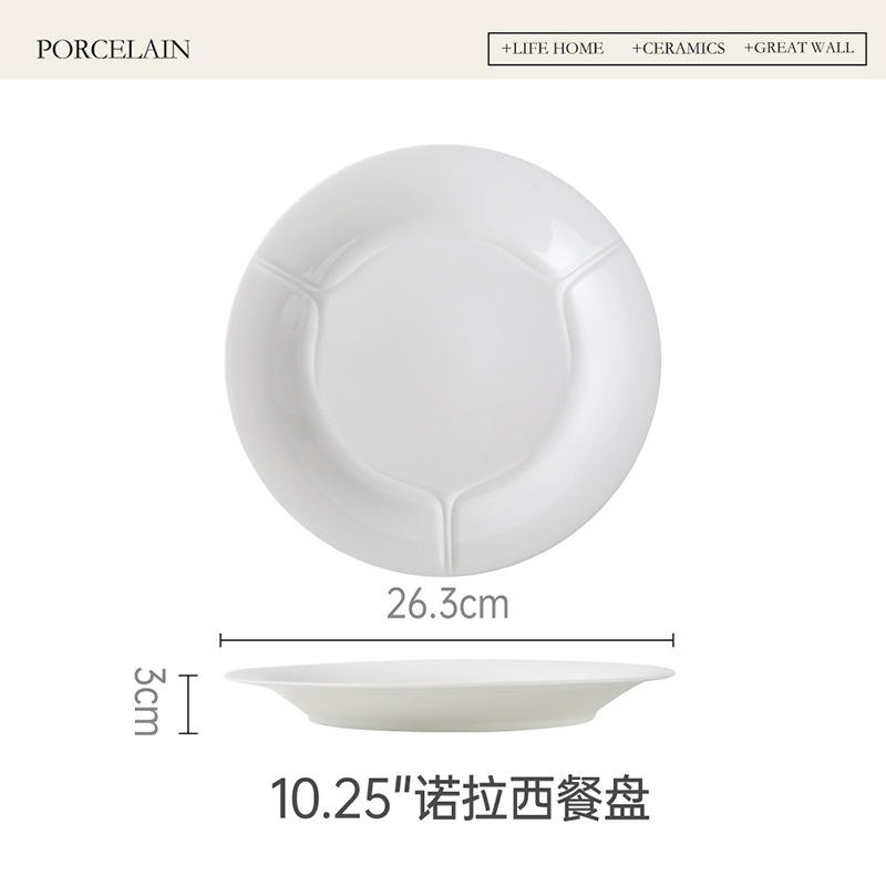 10.25 "norra แผ่นแบน