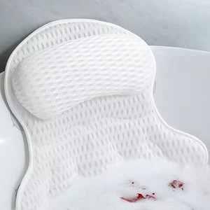 <span class=keywords><strong>Coussin</strong></span> de <span class=keywords><strong>baignoire</strong></span> en tissu maillé 3D avec <span class=keywords><strong>ventouse</strong></span> antidérapante, lavable en machine - Product Image 6