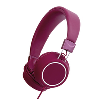 Headphone Gaming Over-Ear anak-anak populer dapat dilipat Headset On-Ear 3.5mm untuk pendidikan perjalanan dari pabrik Headphone LINX