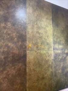 EX220 Placa de Acero Inoxidable de Cobre Antiguo de Estilo Retro Europeo Elegante para Decoración de Paredes/Techos de Vestíbulos de Hotel - Product Image 5