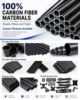 Supports de caméra mentonnière pour casque de course en composite de fibre de carbone forgée de 1,0 mm avec bords arrondis et fixations adhésives