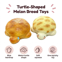 Jouet sensoriel anti-stress en forme de tortue à presser, à remontée lente, taille double main, pour le divertissement et la relaxation, pour enfants de 3 ans et plus et adultes