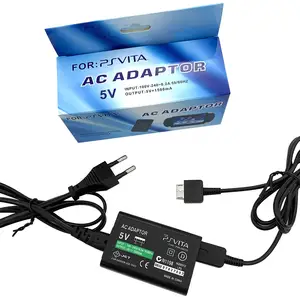 Eu Us Plug Voor Ps Vita1000 Voor Psv Ac Power Adapter Supply Converteren Oplader Met Usb Data Kabel Thuis Muur lader