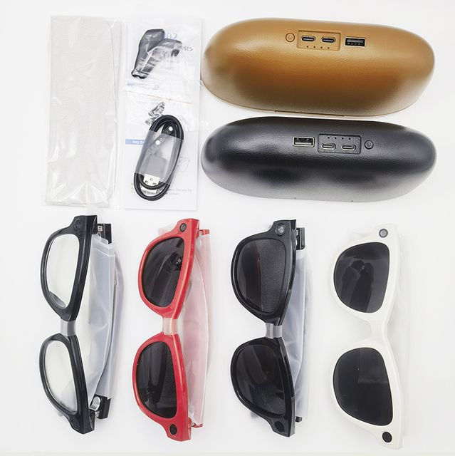 2026 ChatGPT 8-megapixel 1080P Video Conversations Calls and Live Music Recording Translation AI Smart Glasses AI Glasses Metal