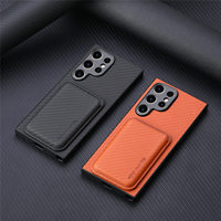 Étui portefeuille magnétique en cuir PU de luxe avec porte-cartes pour Samsung Galaxy S26 S25 S24 Ultra Plus