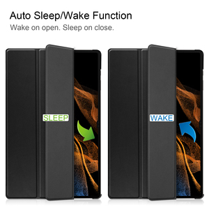Fournisseur d'usine étui en cuir PU pour Samsung Galaxy <span class=keywords><strong>Tab</strong></span> <span class=keywords><strong>S8</strong></span> Ultra 14.6 pouces 2022 avec fonction de réveil automatique - Product Image 2
