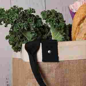 Vente flash Sac de marché en toile de jute personnalisé avec logo, Sac de marché en jute réutilisable - Product Image 2