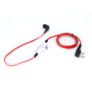 Auriculares con Conector Tipo K de 2 Pines, Cable Plano Resistente, Estilo Red Noodle, para Radios <span class=keywords><strong>Baofeng</strong></span> UV5R BF888S Kenwood TK TH Series - Product Image 2