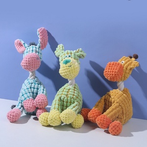 Jouet pour chien hilarant en forme d'âne: ultra durable, chargé de couineurs! Idéal pour le plaisir interactif et la mastication implacable - Product Image 1
