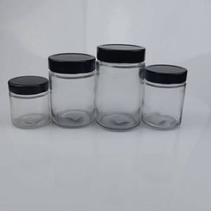 Tarro de Vidrio Transparente Redondo de 100 ml, 200 ml, 280 ml, 380 ml, 500 ml, 750 ml, Tarro de Vidrio Sellado para Almacenamiento de Alimentos, para Mermelada - Product Image 2