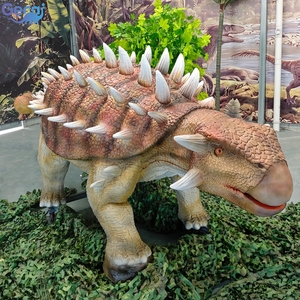 Modelo de Robot Animatrónico de Anquilosaurio Gigante Realista de 5 Metros, Estatua de Dinosaurio Grande para Decoración de Parques de Atracciones y Parques Temáticos - Product Image 1