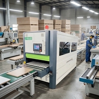 Machine de ponçage et de polissage automatique du bois fabriquée en Chine, machine de ponçage à brosse pour le traitement du bois massif et du MDF
