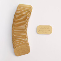 Étiquettes en cuir faites à la main avec logo en relief et bords arrondis pour jeans, sacs, vêtements pour enfants, chapeaux, foulards, étiquettes décoratives