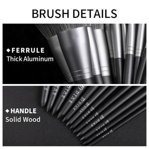 12Pcs Haute Qualité Eco <span class=keywords><strong>Ever</strong></span> Beauty Logo Personnalisé Professionnel <span class=keywords><strong>De</strong></span> Luxe Vegan Cosmétique Acheter Pinceaux <span class=keywords><strong>De</strong></span> Maquillage - Product Image 3