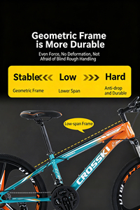 Bicicletta da Montagna in Lega di Alluminio, 21 Velocità, Freni a Disco, Forcella in Acciaio, Pedali Standard, Bici per Sport all'Aperto, per Adulti e Giovani - Product Image 6