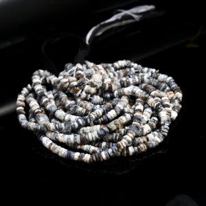 AAA Dendrite <b>Opal</b> Smooth Heishi Tyre Beads 5mm to 6mm Natural <b>Opal</b> Gemstone Beads for Jewelry Making Wholesale Strand in 16 Inch - Product Image 1