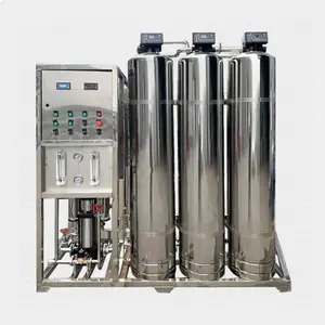 Osmosis Inversa 500l Pequeñas máquinas de desalinización de mar 2000l/hr Sistema completo de purificación de agua de tratamiento Ro