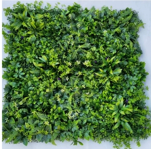 Panel de pared de plantas artificiales verdes de alta calidad para decoración del hogar de bodas - Product Image 2