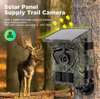 Nouveau Durable IR LED haute résolution étanche Vision nocturne IP67 caméra de sentier de la faune 60MP 4K caméras de chasse à énergie solaire
