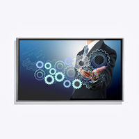 Moniteur d'affichage numérique LCD à montage mural à écran tactile interactif commercial