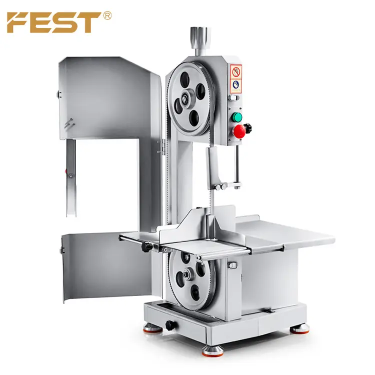 FEST food processing machine Commercial Electric Frozen Fish Cutting Meat Cutting Bone Saw Machine
