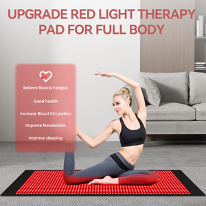 Dispositivo de esterilla de terapia de luz roja para cuerpo con modo pulsante Hombro Cintura Espalda Rodilla Manta de terapia de luz infrarroja - Product Image 2