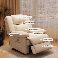 Fauteuil de relaxation individuel haut de gamme, multifonctionnel, électrique, rotatif, massant, en métal, avec fonction internet, design futuriste et très prisé