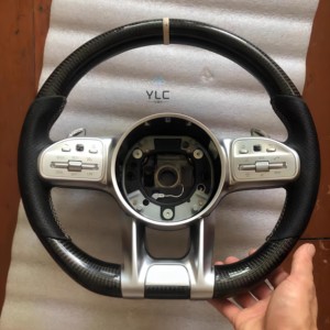 <span class=keywords><strong>Volant</strong></span> en fibre de carbone noir mat pour Mercedes-Benz <span class=keywords><strong>AMG</strong></span> <span class=keywords><strong>W204</strong></span> W205 CLA C217 W211 W212 W221 W222 S63 <span class=keywords><strong>C63</strong></span> GLA45 C43 SLC - Product Image 4