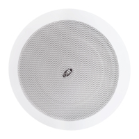 OBT-POE611 600W Puissance maximale Haut-parleurs de plafond Montage mural Amplificateur Récepteur Connexion 2 voies Montage encastré Impédance 8ohm