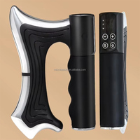 Masseur électrique pour fascias avec chaleur et vibrations, Gua Sha rechargeable, grattoir musculaire 9 vitesses pour la maison, le bureau, la salle de sport, OEM