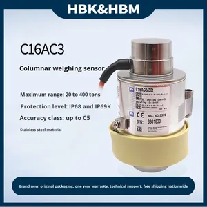 โหลดเซลล์แบบคอลัมน์ HBM ของแท้จากเยอรมนี รุ่น C16AC3 15/20/30/40/60 ตัน เซ็นเซอร์ชั่งน้ำหนักสำหรับสะพานชั่งจากเยอรมนี - Product Image 5
