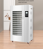 Déshydrateur alimentaire commercial en acier inoxydable à 20 plateaux, minuterie réglable de 0 à 24h, température de 30 à 90 degrés, pour légumes et fruits