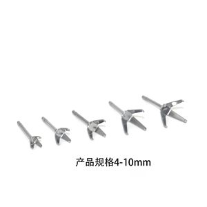 Stainless Steel Four Prong <b>Earring</b> <b>Posts</b> 11mm Length For <b>Earring</b> Making Jewelry Components - Product Image 5