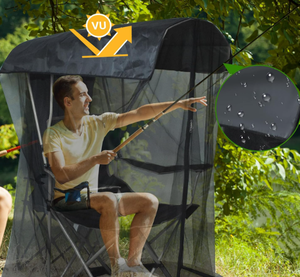 มุ้งกันยุงตั้งแคมป์กลางแจ้งมุ้งกันยุงสำหรับสวนลานตกปลาตาข่ายบังแดดติดตั้งง่าย - Product Image 3