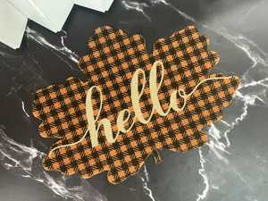 Tapis de porte en coco artificiel personnalisé avec impression motif feuille d'érable – Vente en gros - Product Image 2