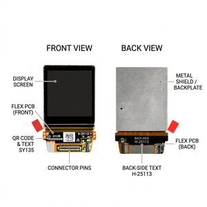 TDO 1,3-Zoll-Si-OLED-Display mit 3552x3552 Auflösung & 1600 Nits 90Hz MIPI für AR/VR/XR-Headsets in Verbraucher-/Industrie-/Medizinfächern - Product Image 2